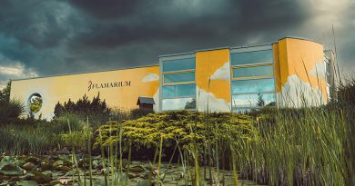 Flamarium, Fassadenansicht