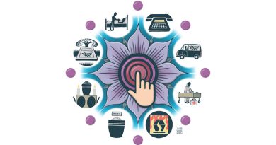 Illustration von Schwarwel zur Ankündigung für das 11. Symposium der FUNUS Stiftung „Bestattungen 2.0 – Digitalisierung im Bestattungswesen”