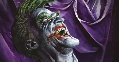 Illustration von Timo Wuerz: lachender Joker, Clown