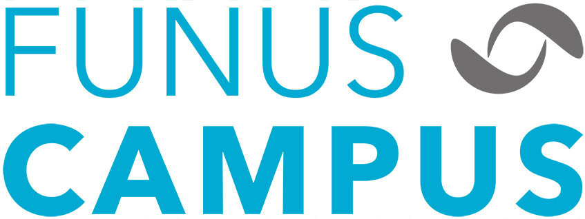 FUNUS Campus Logo, blau grau