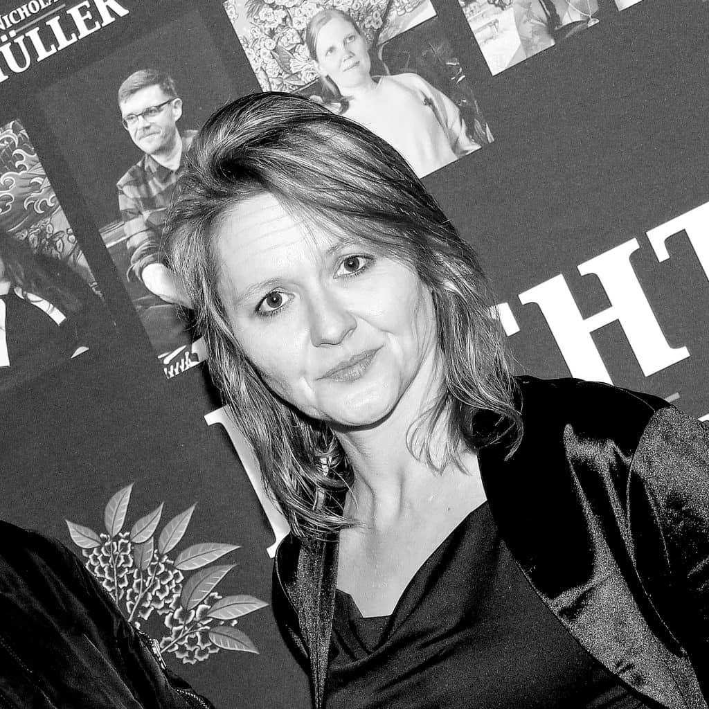 Porträtfoto Sandra Strauß, sw