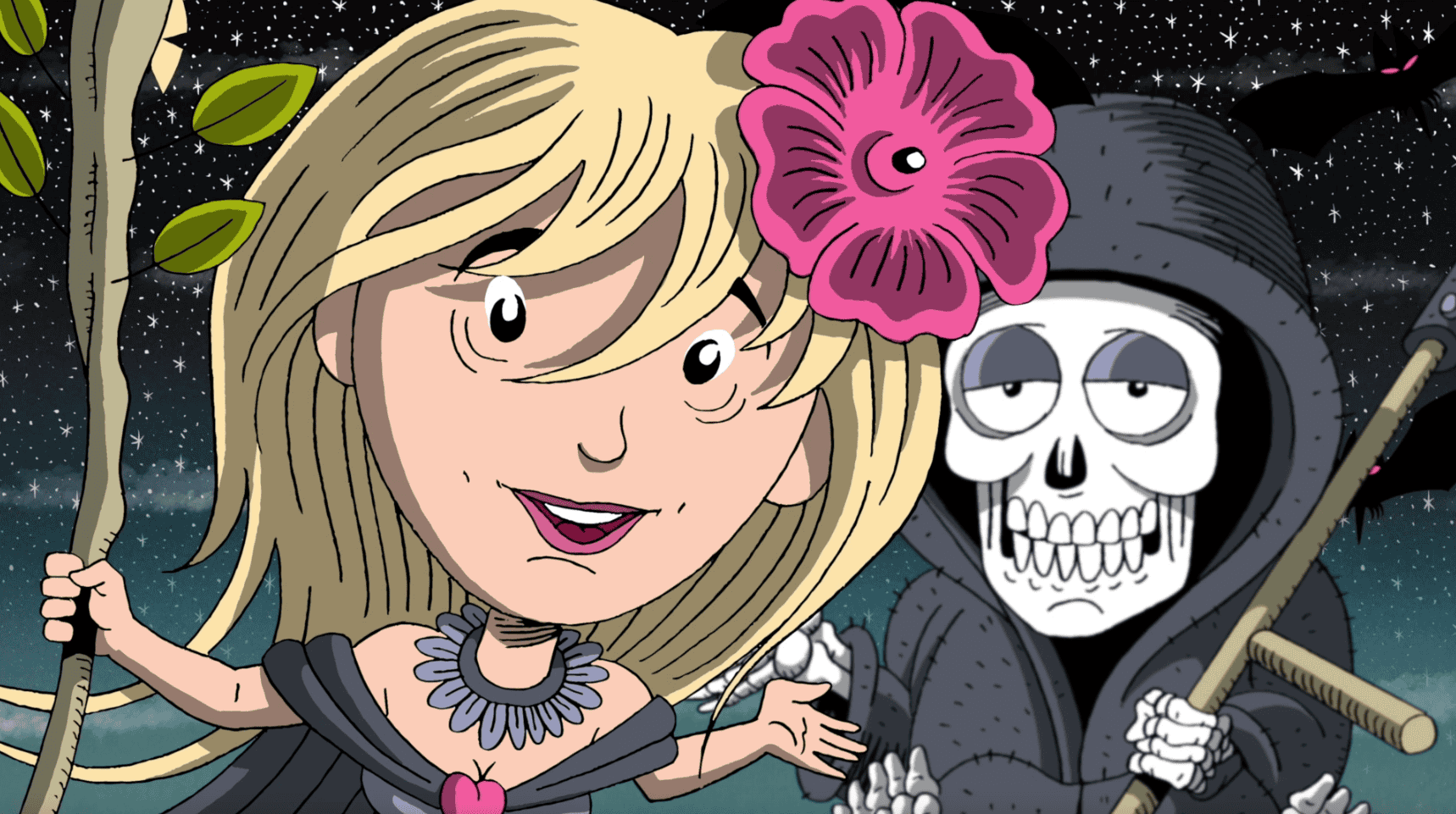 Filmstill Herr Tod und Frau Leben, Animation