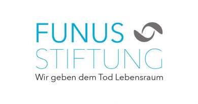 FUNUS Stiftung Logo und Claim „Wir geben dem Tod Lebensraum”