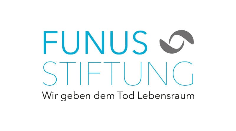 FUNUS Stiftung Logo und Claim „Wir geben dem Tod Lebensraum”