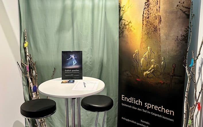 Auf der Messe Leben und Tod Bremen Mai 2025: Stand Endlich sprechen